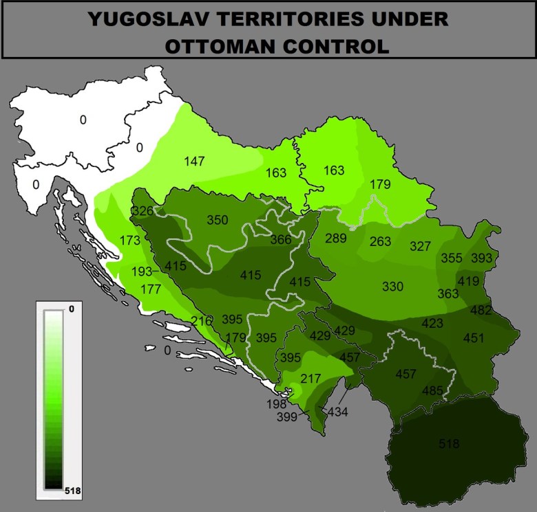 Lata rządów Imperium Osmańskiego na Bałkanach