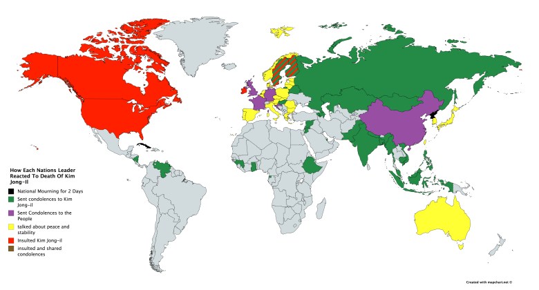 Jak poszczególne państwa zareagowały na śmierć Kim Dzong Ila w 2011 roku