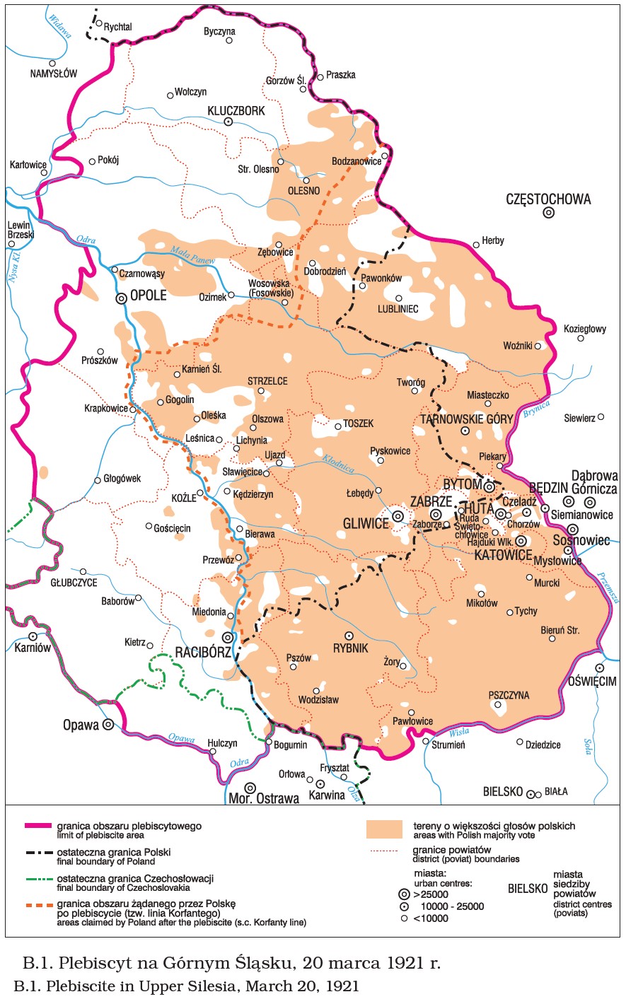 Wyniki plebiscytu na Górnym Śląsku 1921 roku