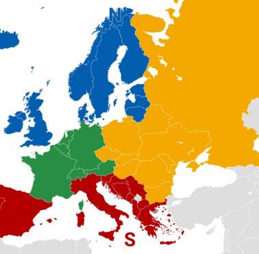 Podział Europy według ONZ