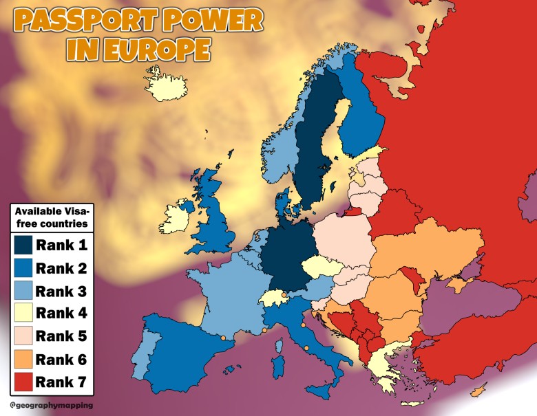 Najwartościowsze paszporty w Europie
