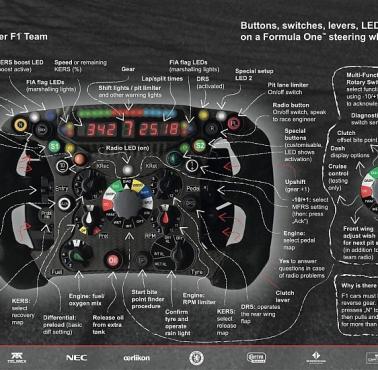 Kierownica Formuły 1 (Sauber)