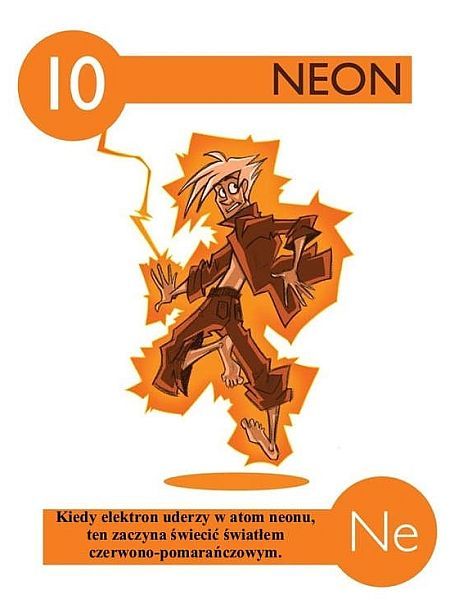 Pierwiastki chemiczne - Neon