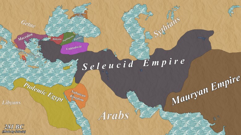 Imperium Seleucydów w 281 roku p.n.e.