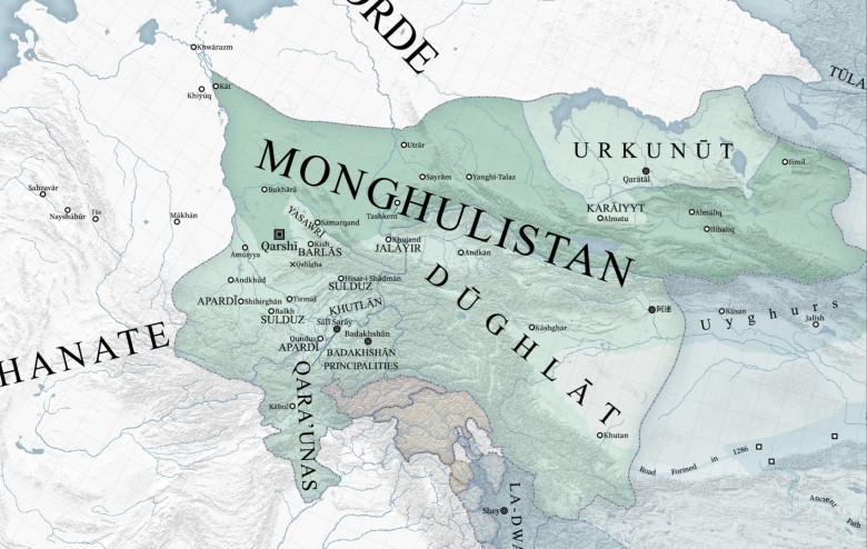 Chanaty Czagataj (1226–1348), Mogulistan (1347–1462), tureckojęzycznego państwa będącego następcą Imperium Mongołów, 1300