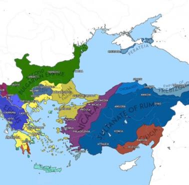 Anatolia i Bałkany Wschodnie po IV wyprawie krzyżowej