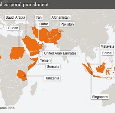 Państwa z sądową karą cielesną