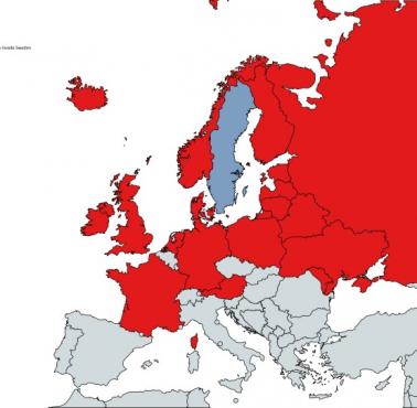 Kraje europejskie, które kiedykolwiek próbowały zaatakować Szwecję