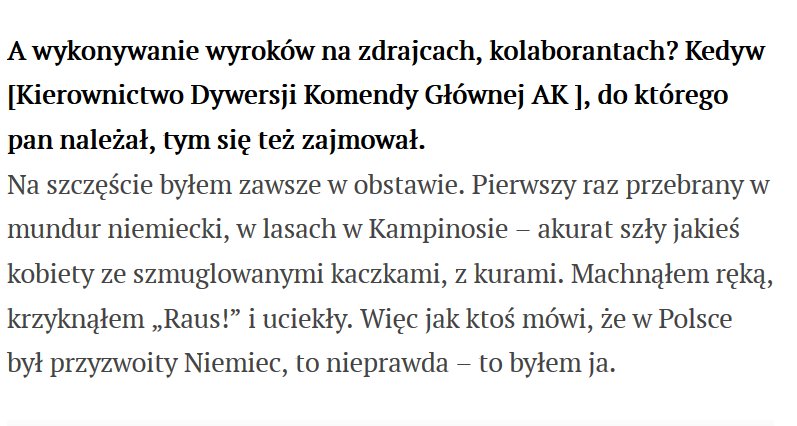 Stanisław Likiernik z dawnego wywiadu dla Newsweeka.