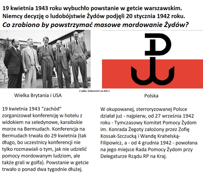 Reakcja świata na powstanie w getcie, 1943