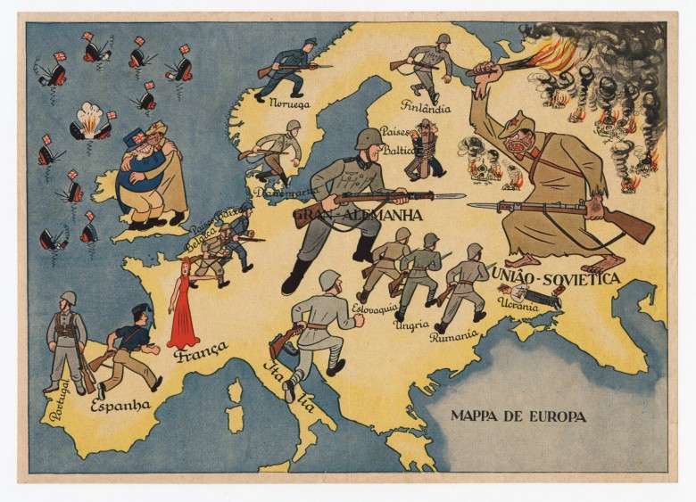 Portugalski plakat propagandowy z II wojny światowej (ok. 1942 r.)