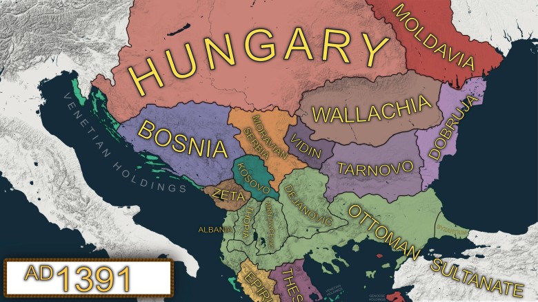 Bałkany w 1391 roku