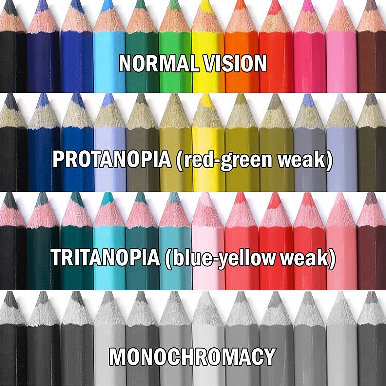 Jak Widz Kolory Osoby Z Wadami Wzroku protanopia Tritanopia Jak Widz Kolory Osoby Z Wadami Wzroku protanopia Tritanopia
