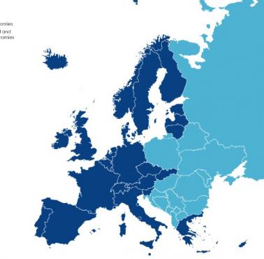 Które kraje europejskie są "rozwiniętymi gospodarkami" i "rozwijającymi się gospodarkami" według MFW