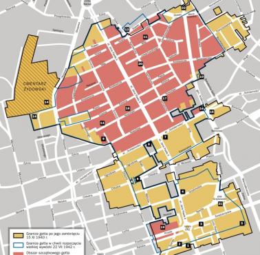 Mapa warszawskiego getta