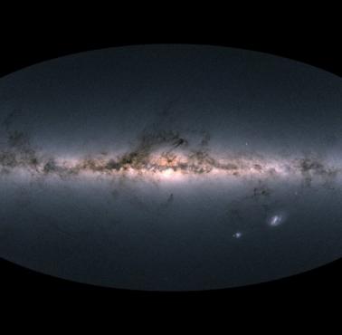 Zdjęcie Drogi Mlecznej wykonane przez sondę kosmiczną Gaia (ang. Global Astrometric Interferometer for Astrophysics)