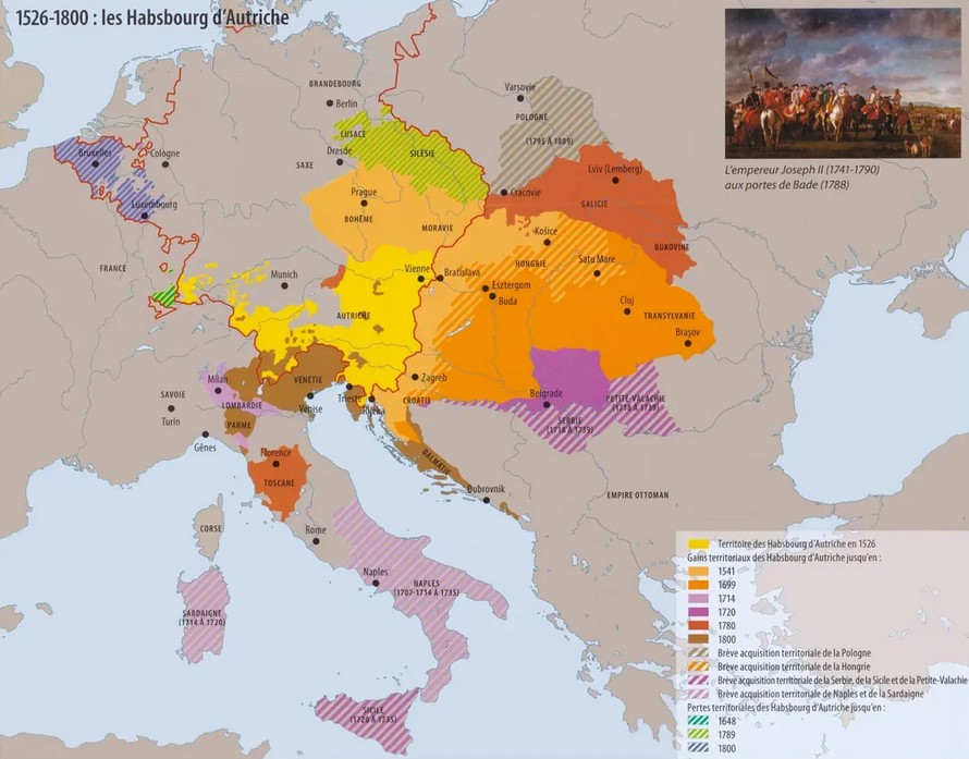 Posiadłości Habsburgów w latach 1526-1800