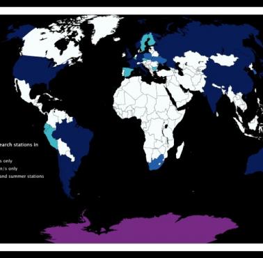 Które państwa mają bazy antarktyczne