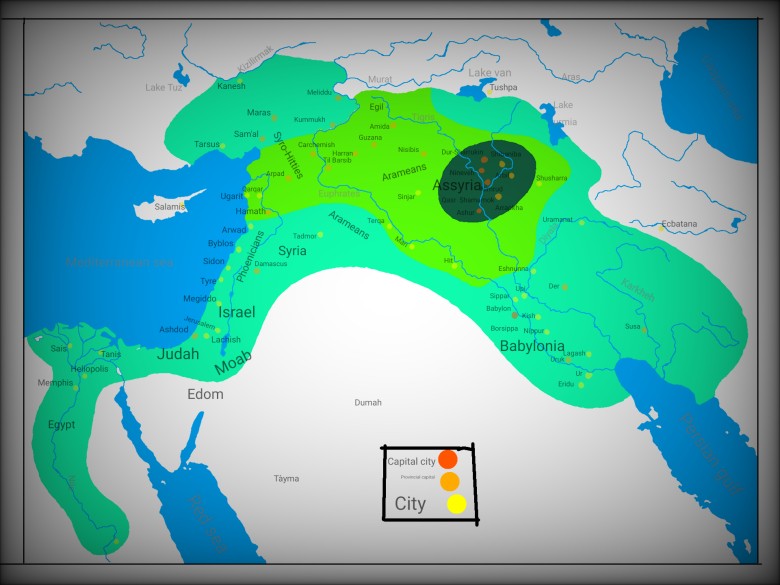 Mapa Asyrii