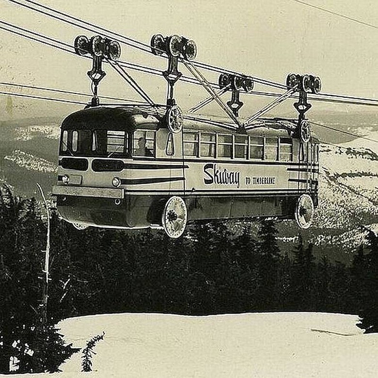 Skiway, Mt. Hood, Oregon, 1956