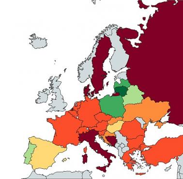 Bocianie gniazda na 1000 km²