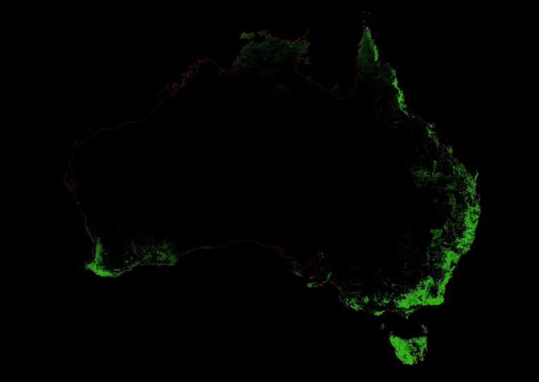 Pokrywa leśna Australii