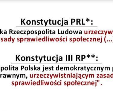 Konstytucja PRL i III RP - wiele zmienić, by wszystko zostało po staremu