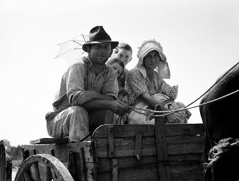 Rodzina dzierżawcy w pobliżu Hazlehurst w Georgii, 1937