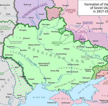 Kształtowanie się granic sowieckiej Ukrainy w latach 1917-28