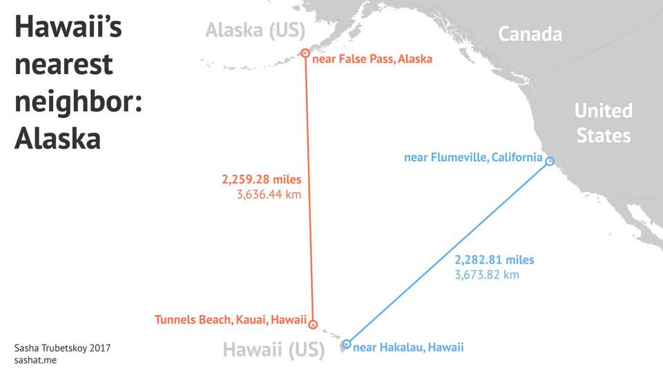Najbliższym sąsiadem Hawajów jest Alaska, 2017