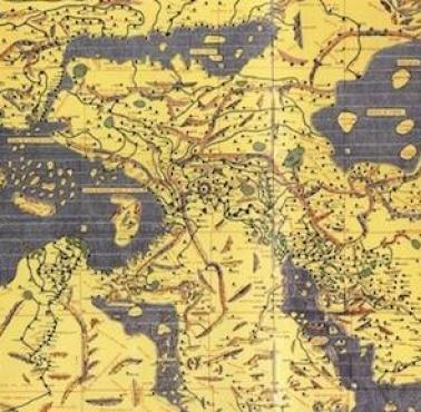 Najwcześniejsza znana mapa ziemi według Chin z 1389 roku