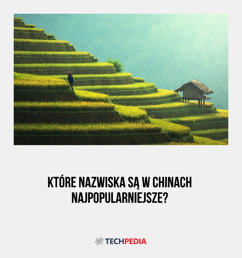 Które nazwiska są w Chinach najpopularniejsze?