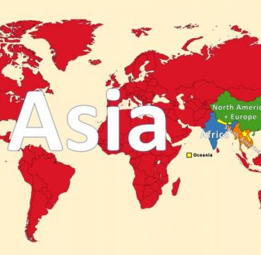 Ludność Azji i reszty świata