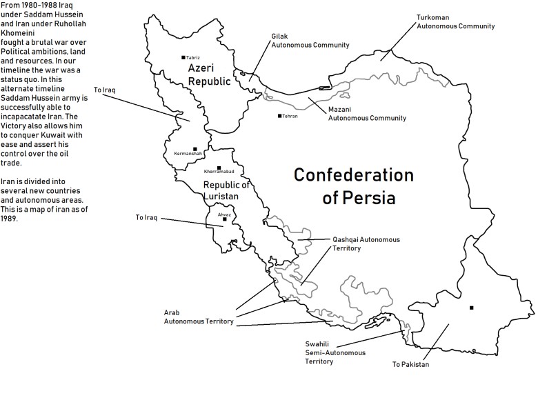 Alternatywna historia Iran w 1989 roku