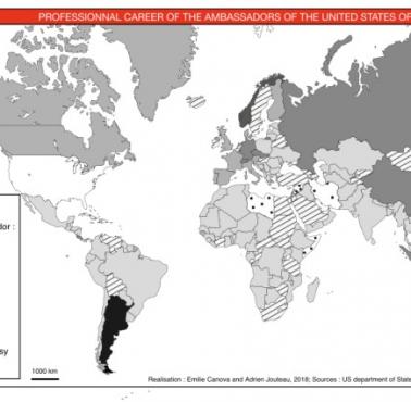 Kariera i status amerykańskich ambasad na całym świecie