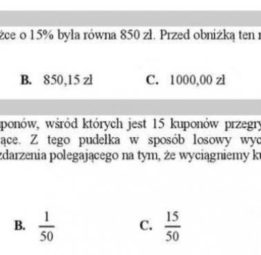 Dzisiejsza matura z matematyki, bez komentarza