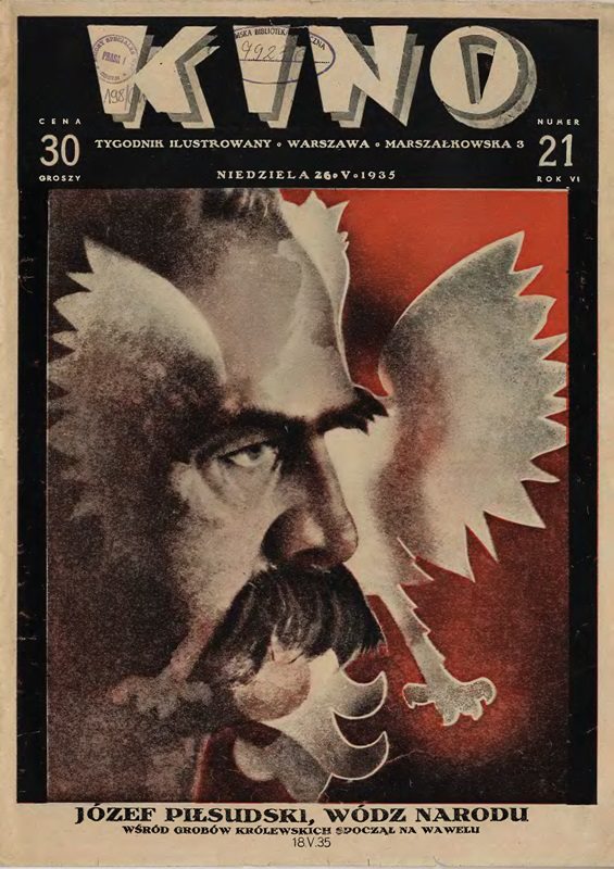 Żałobny numer tygodnika Kino z maja 1935 roku