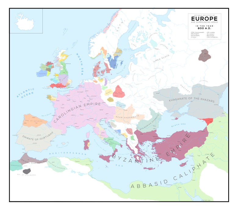 Europa w 800 roku