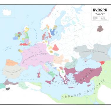 Europa w 800 roku