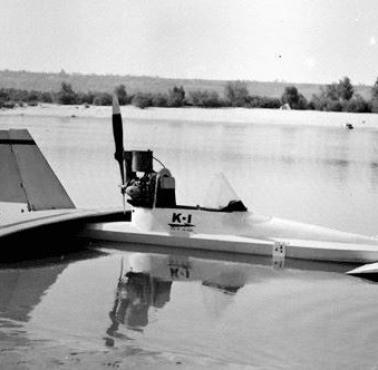 Sowiecki ekranoplan ADP-1 autorstwa A.N.Panchenkova, 1965