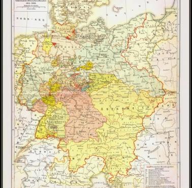 Mapa Prus 1815-1866