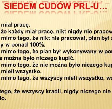 Siedem cudów PRL-u