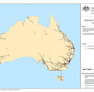 Zelektryfikowane obszary Australii