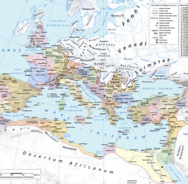 Prowincje cesarstwa rzymskiego w 125 roku