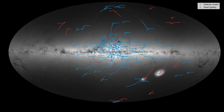 Mapa Drogi Mlecznej wykonana przez teleskop Gaia Europejskiej Agencji Kosmicznej