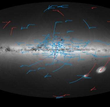 Mapa Drogi Mlecznej wykonana przez teleskop Gaia Europejskiej Agencji Kosmicznej