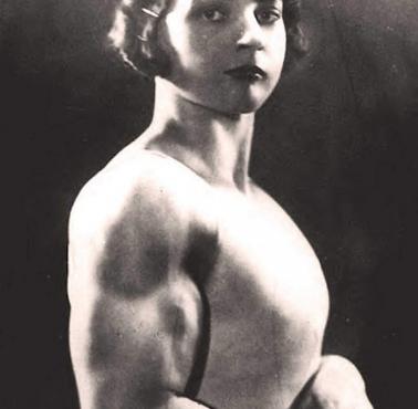 Amerykańska kulturystka Luisita Leers na początku XX wieku