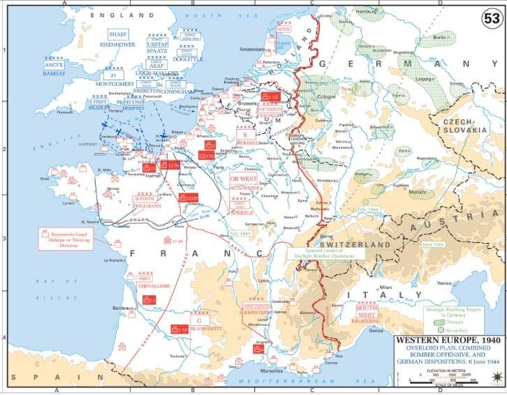 Front zachodni w Europie, 6 czerwca 1944 roku