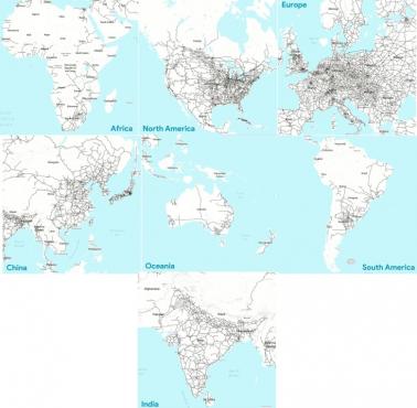 Sieć kolejowa na świecie