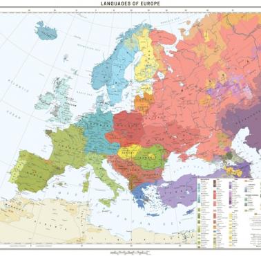 Lingwistyczna mapa Europy